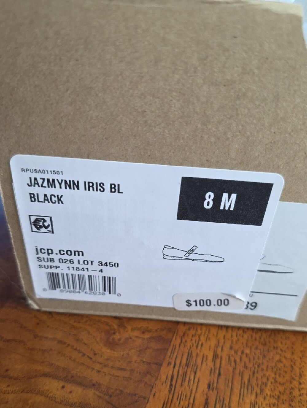 Clarks Collection Jazmynn Iris Black Mary Jane Loafers with Silver Buckle - NEW - Picture 10 of 10